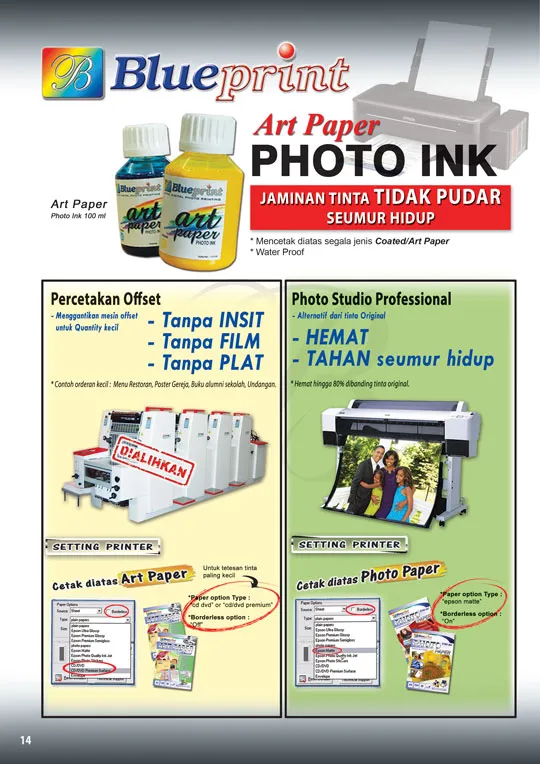 tinta art paper