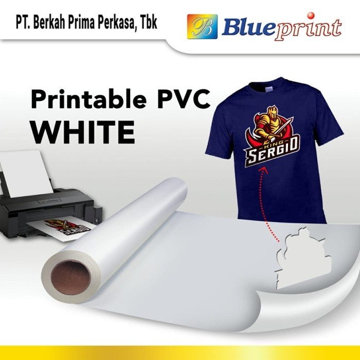 Polyflex PVC Printable White Blueprint BP-PPC1WHT - 1 Roll 25 Meter