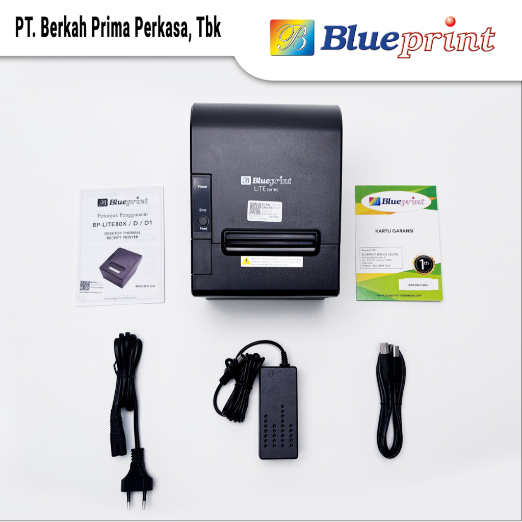 Printer Thermal Kasir BLUEPRINT Lite80D1 USB + Bluetooth + RJ11 - Gambar 2