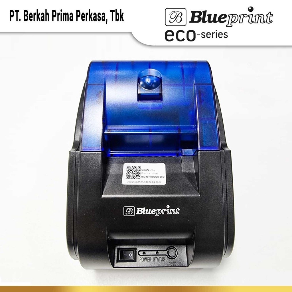 Printer Antrian Thermal / Kasir Struk 58mm BLUEPRINT ECO58D - USB + BLUETOOTH + RJ11 - Gambar 2