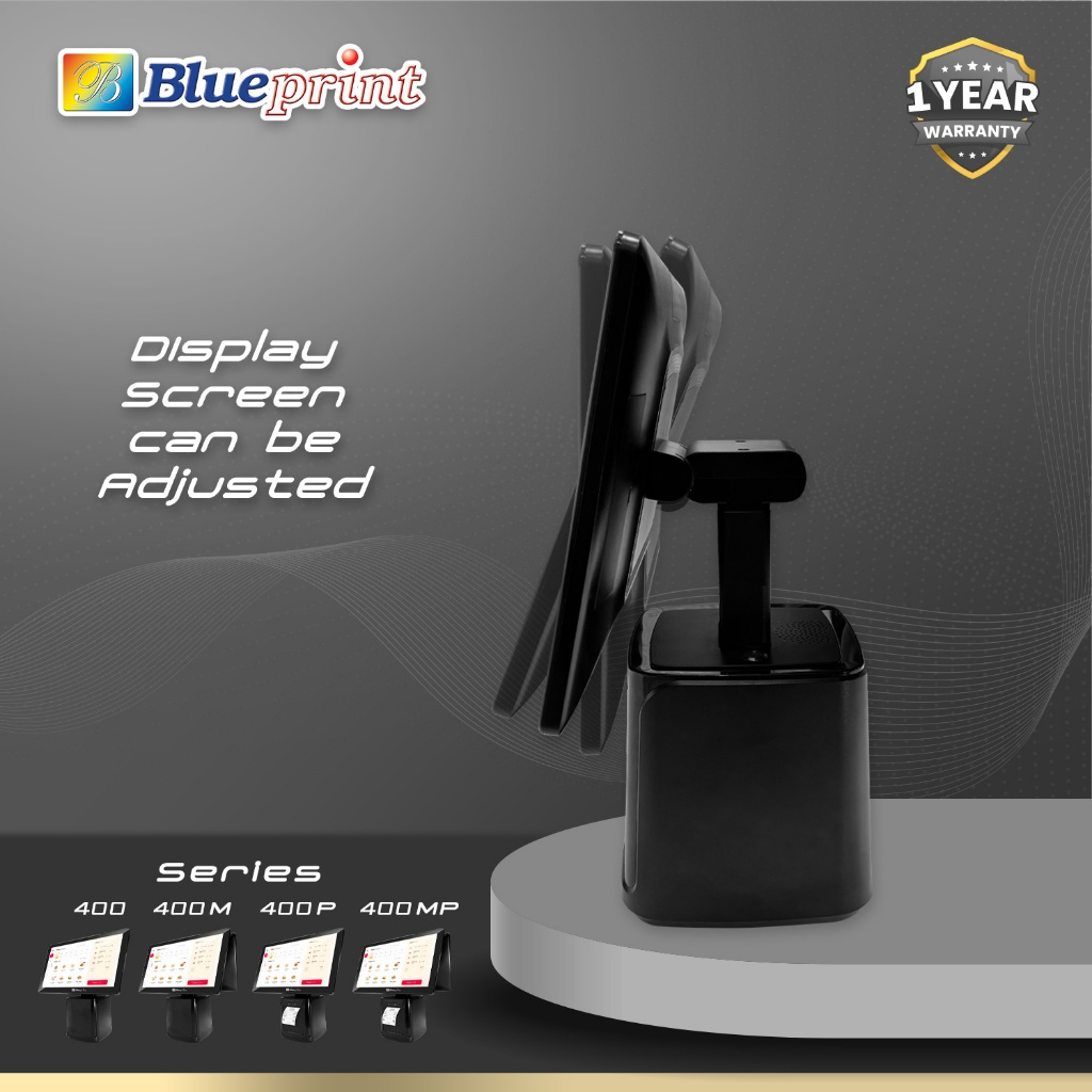 Mesin Kasir All in One / TPOS 400 BLUEPRINT - Android | Touch Screen 15.6" | 4GB/64GB - Gambar 3