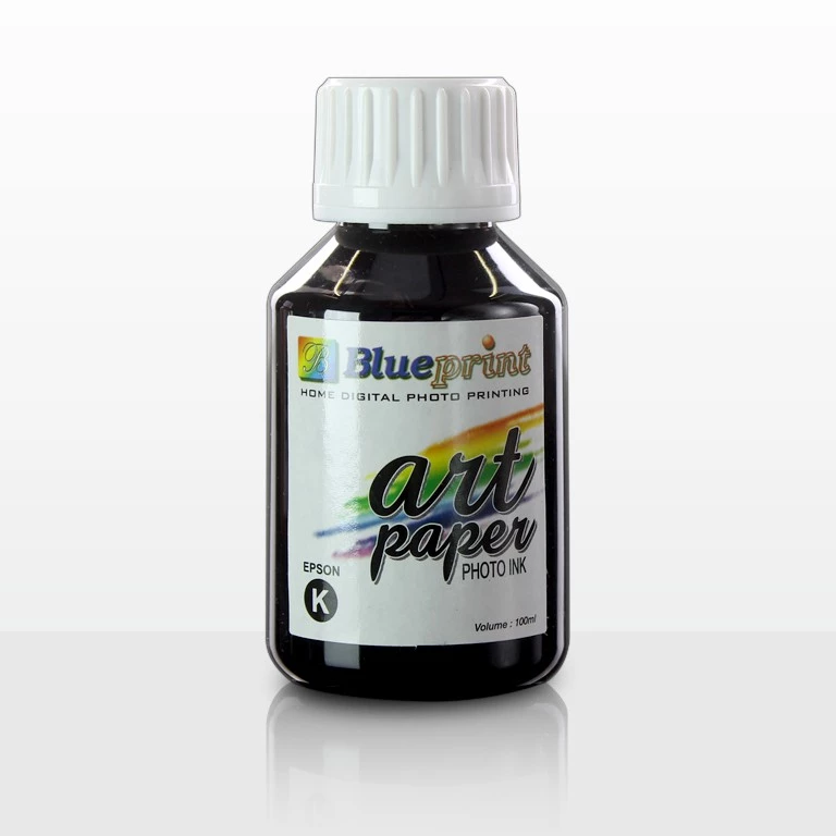 Tinta Art Paper Epson BLUEPRINT Refill For Printer Epson 100 ML - Black - Gambar 2