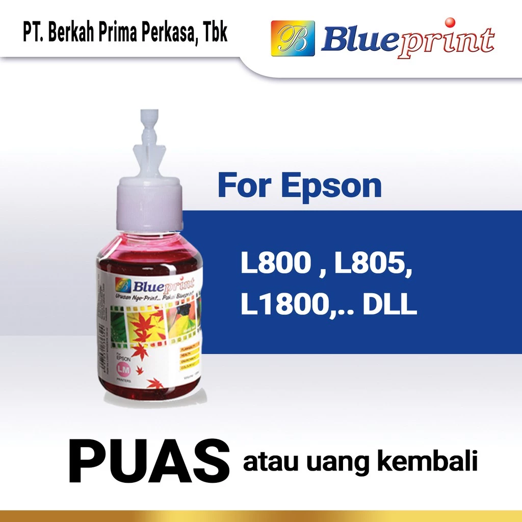 Tinta Epson BLUEPRINT 736 For Printer Epson L1300 L805 L1800 - 100ml Light Magenta - Gambar 2