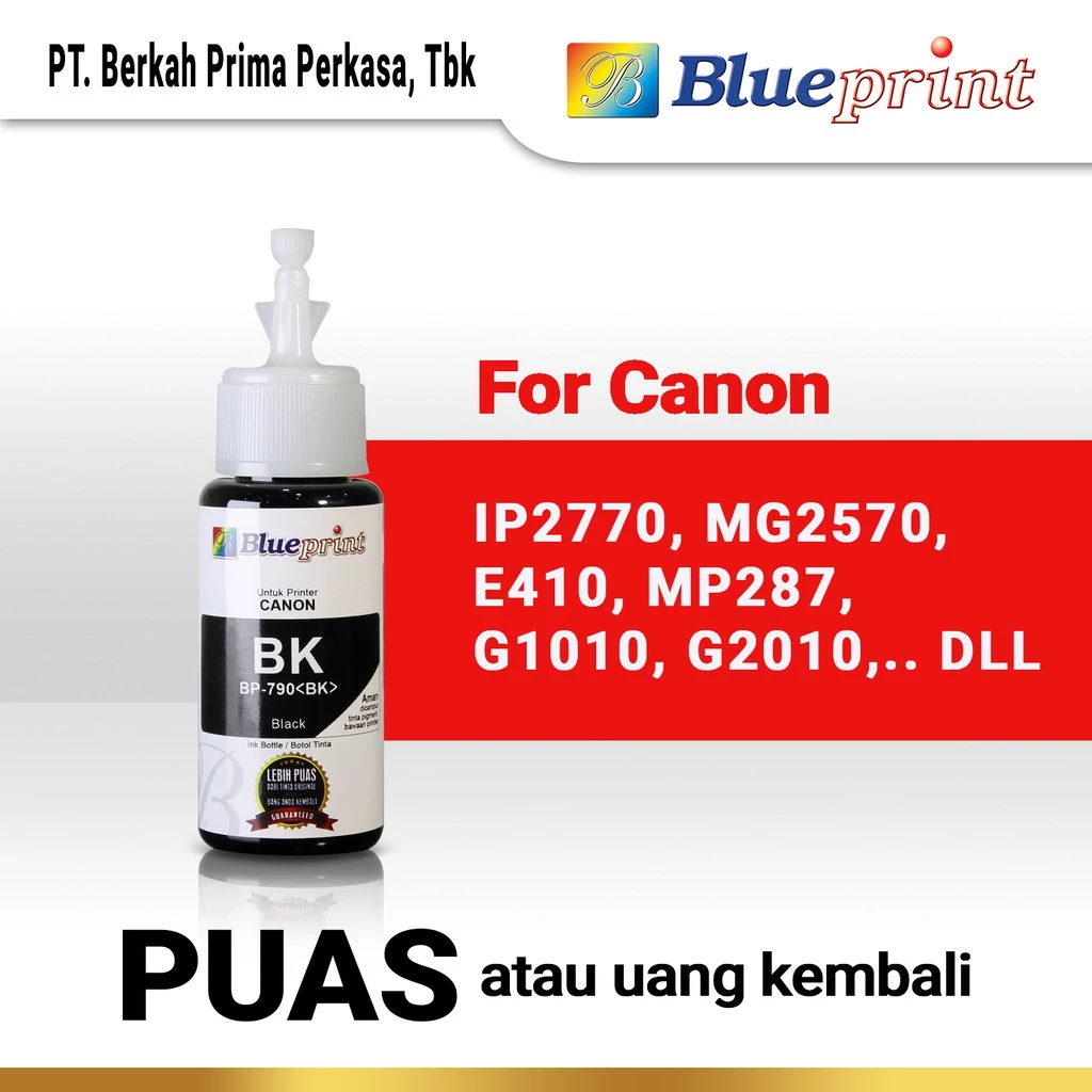Tinta Canon BLUEPRINT For Printer Canon 70ml Black - Hitam - Gambar 2