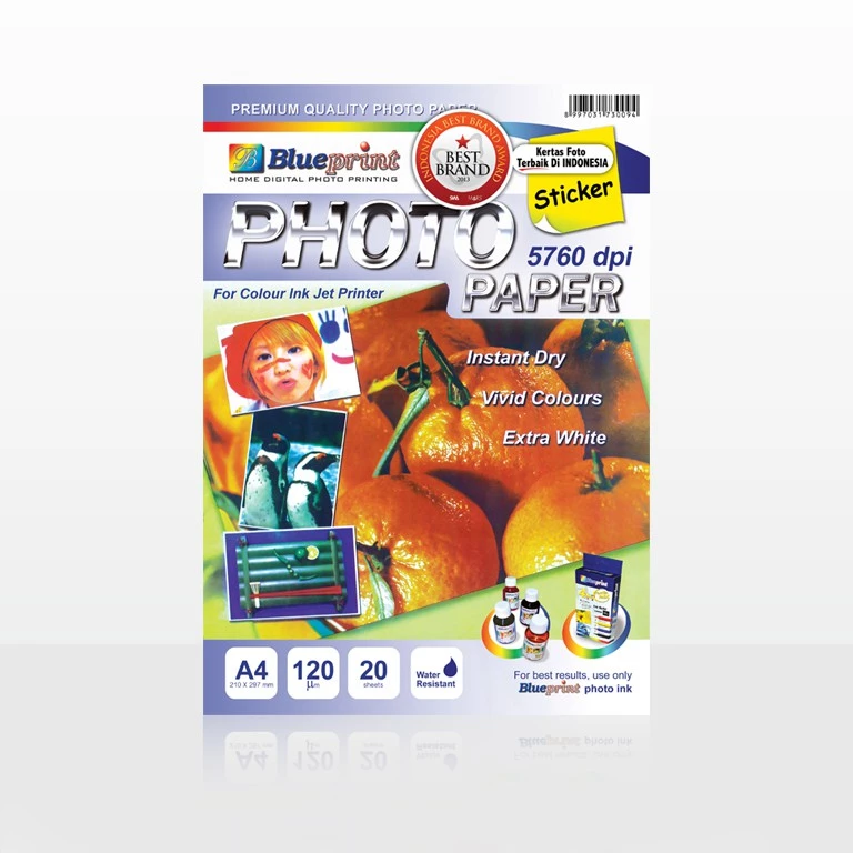 Kertas Stiker Glossy BLUEPRINT A4 120 gsm - Gambar 3