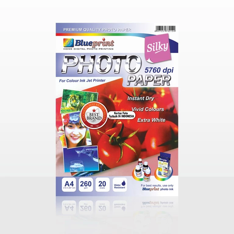Kertas Foto Silky , Silky Photo Paper BLUEPRINT A4 260 gsm - Gambar 3