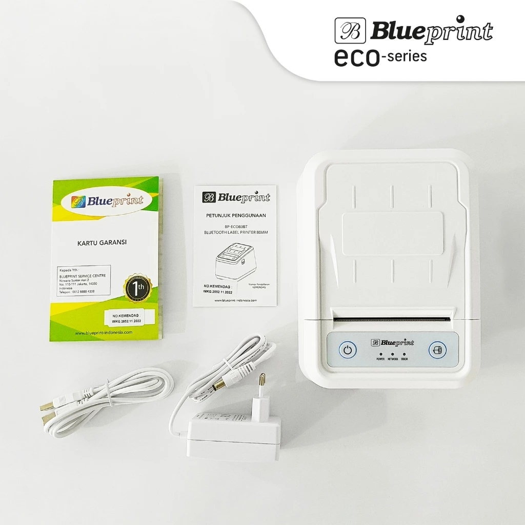 Printer Label Thermal 80mm BLUEPRINT ECO80BT ECO 80BT USB + Bluetooth - Gambar 2