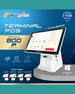 Blueprint TPOS 800P mesin kasir POS Windows Intel Core i5