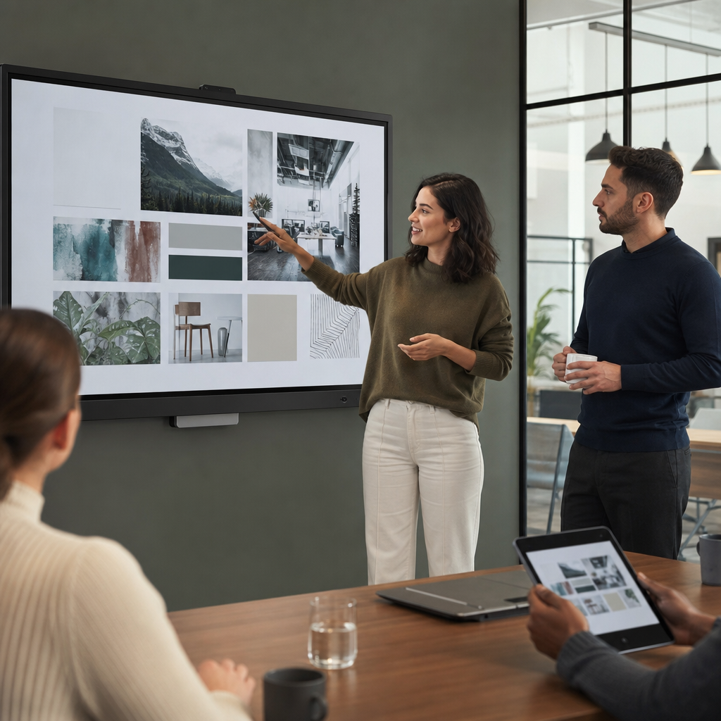 Interactive flat panel untuk ruang meeting
