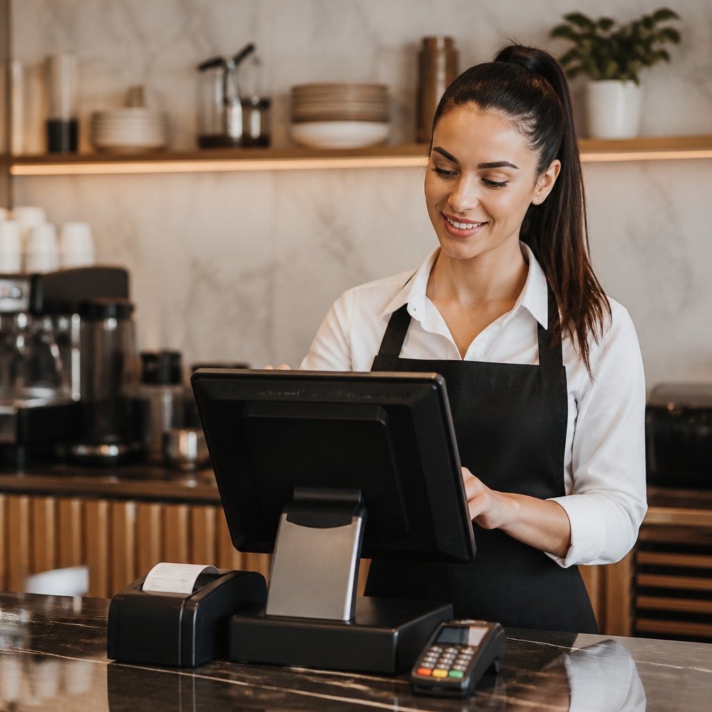Komputer kasir all-in-one untuk bisnis F&B