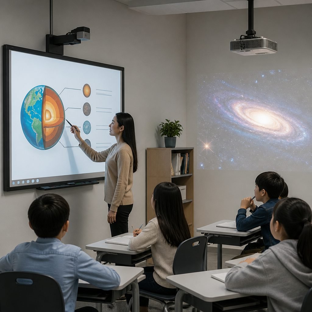 Perbedaan Smart Board dan Proyektor untuk Ruang Kelas Modern