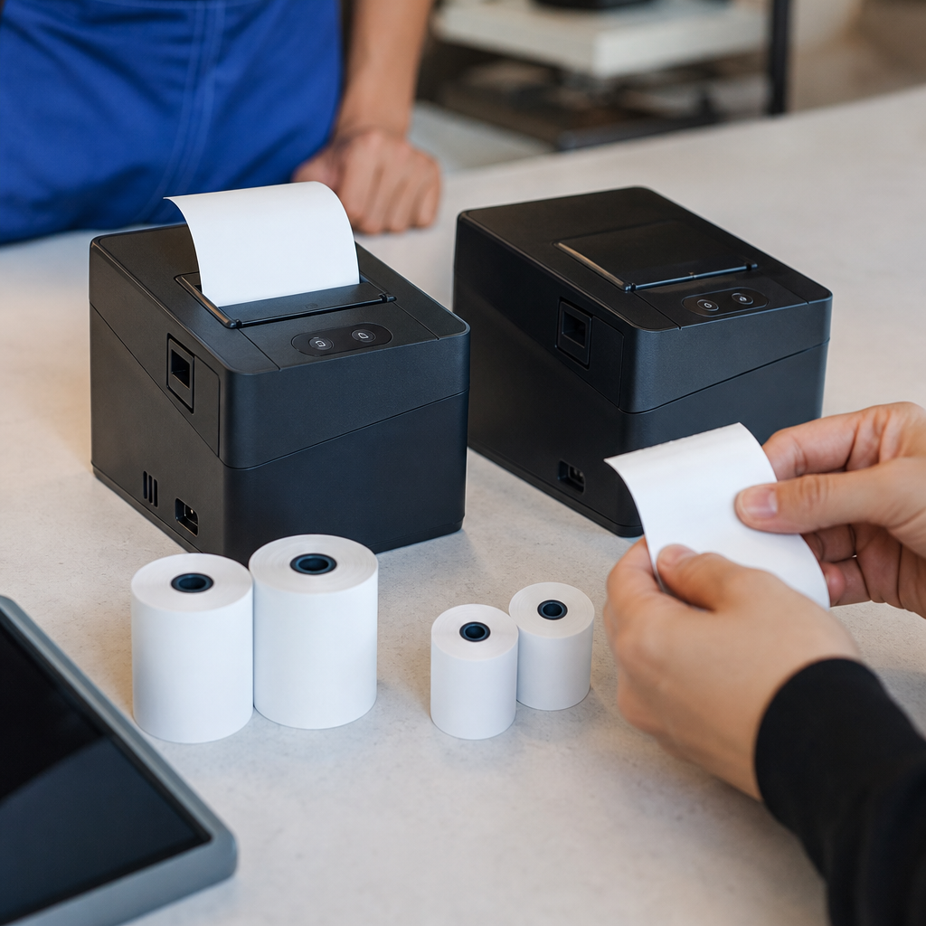 Kertas thermal 57 mm dan 80 mm untuk printer kasir