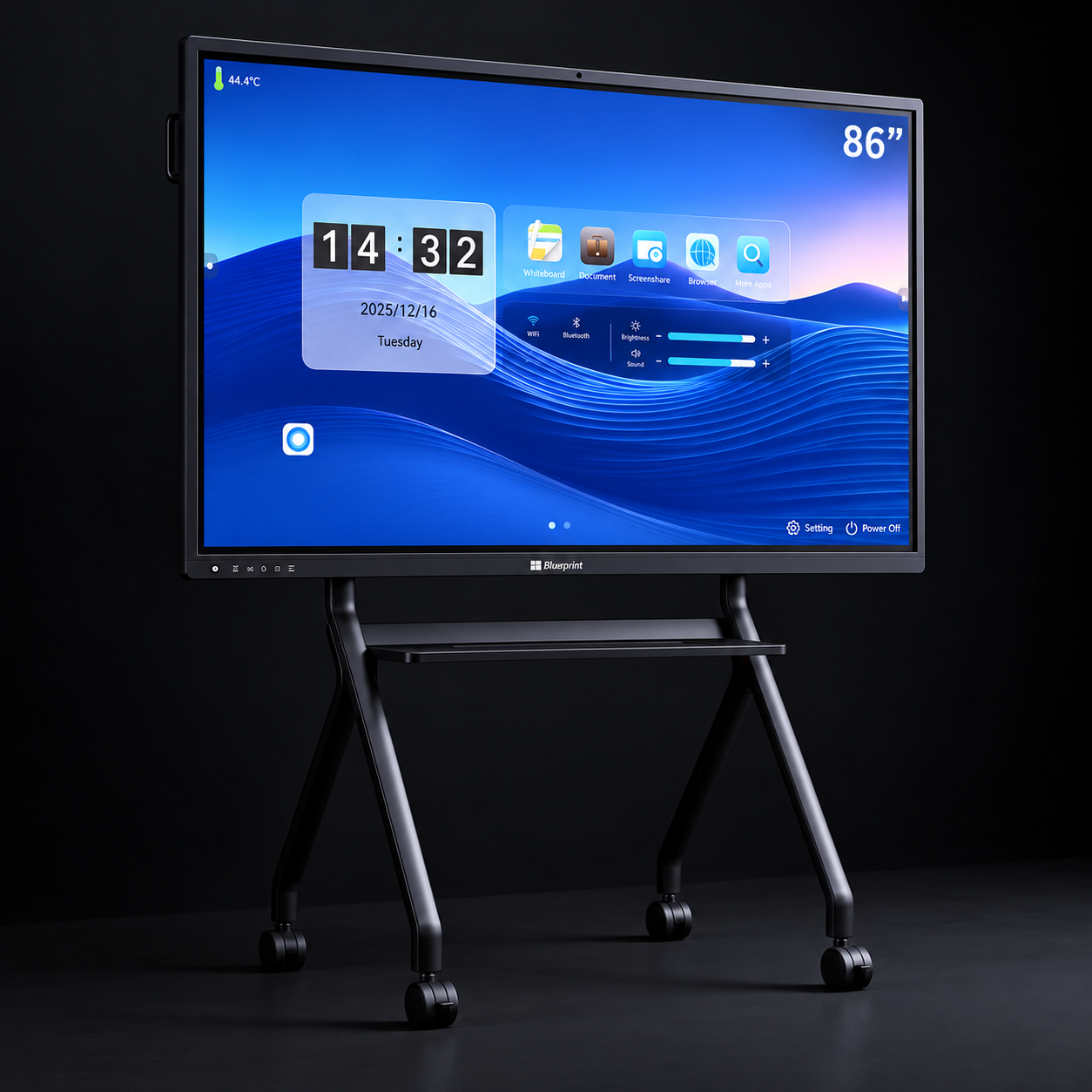 Blueprint Smart IFP 86 inch produk asli dengan stand